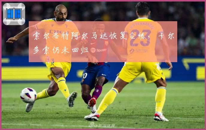 索尔洛特阿尔马达恢复合练,卡尔多索仍未回归